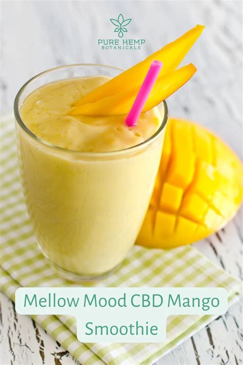 What are the benefits of chamomile and mango smoothie for the nervous system?